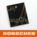 Fold Kraft Cardboard 4c Printing Clothing Hang Tag